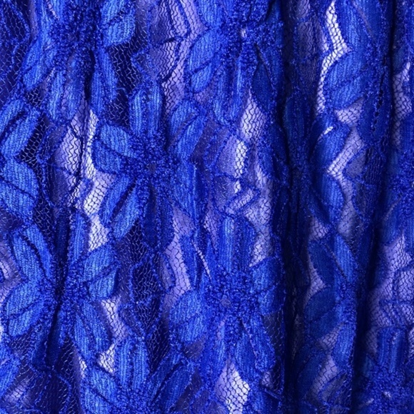 New LulaRoe Lola Skirt Floral Lace Plus Size - Picture 5 of 6